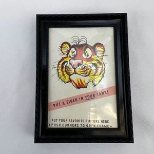 1960s Esso Advertising Gasoline Put A Tiger in Your Tank Frame